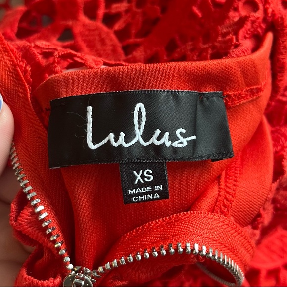 Lulu’s Pay Tribute Crochet Lace Mini Dress - Picture 8 of 10